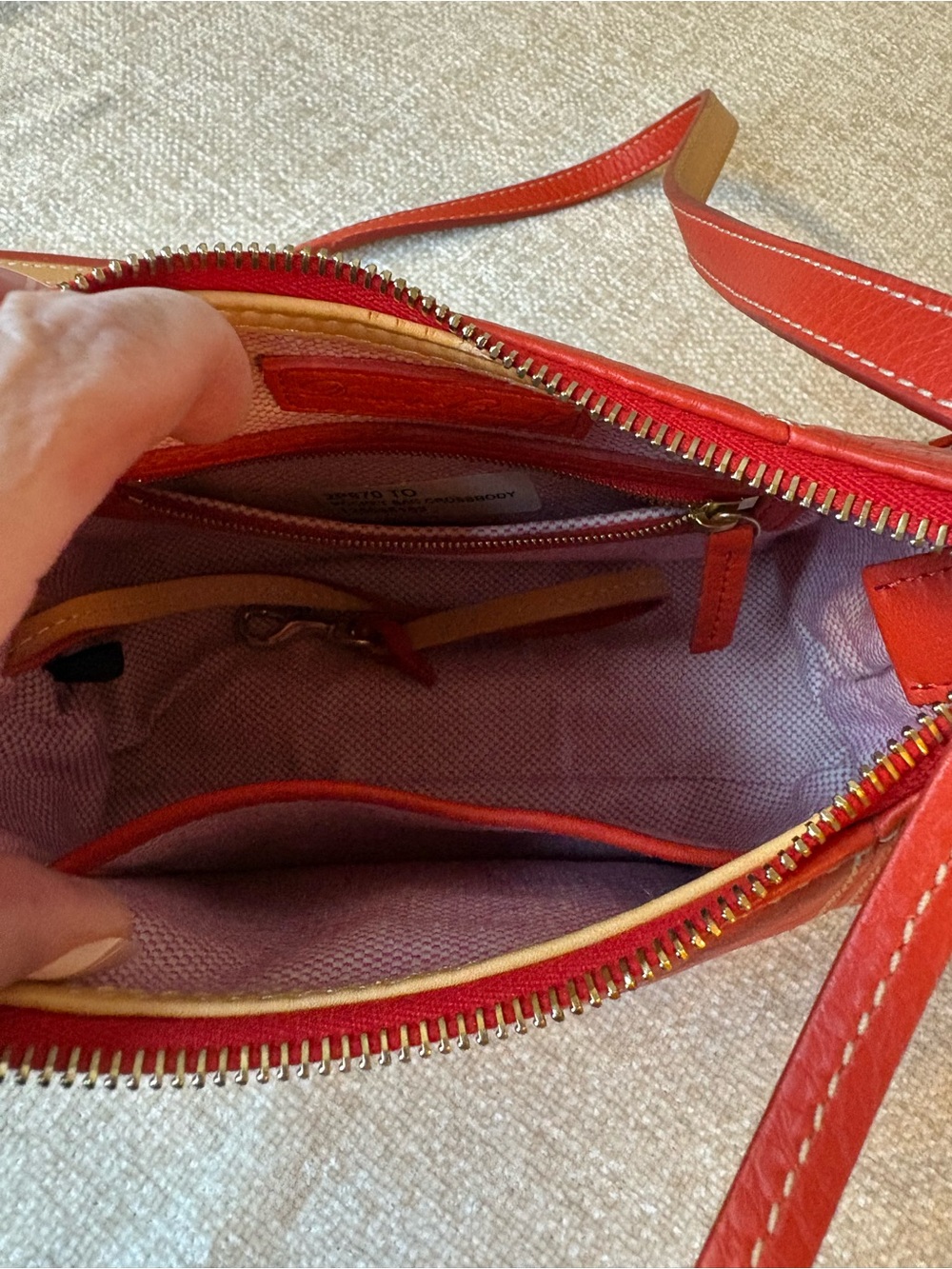 Dooney & Bourke Pebbled Leather Crossbody with Gold-Tone Hardware - Picture 8 of 16